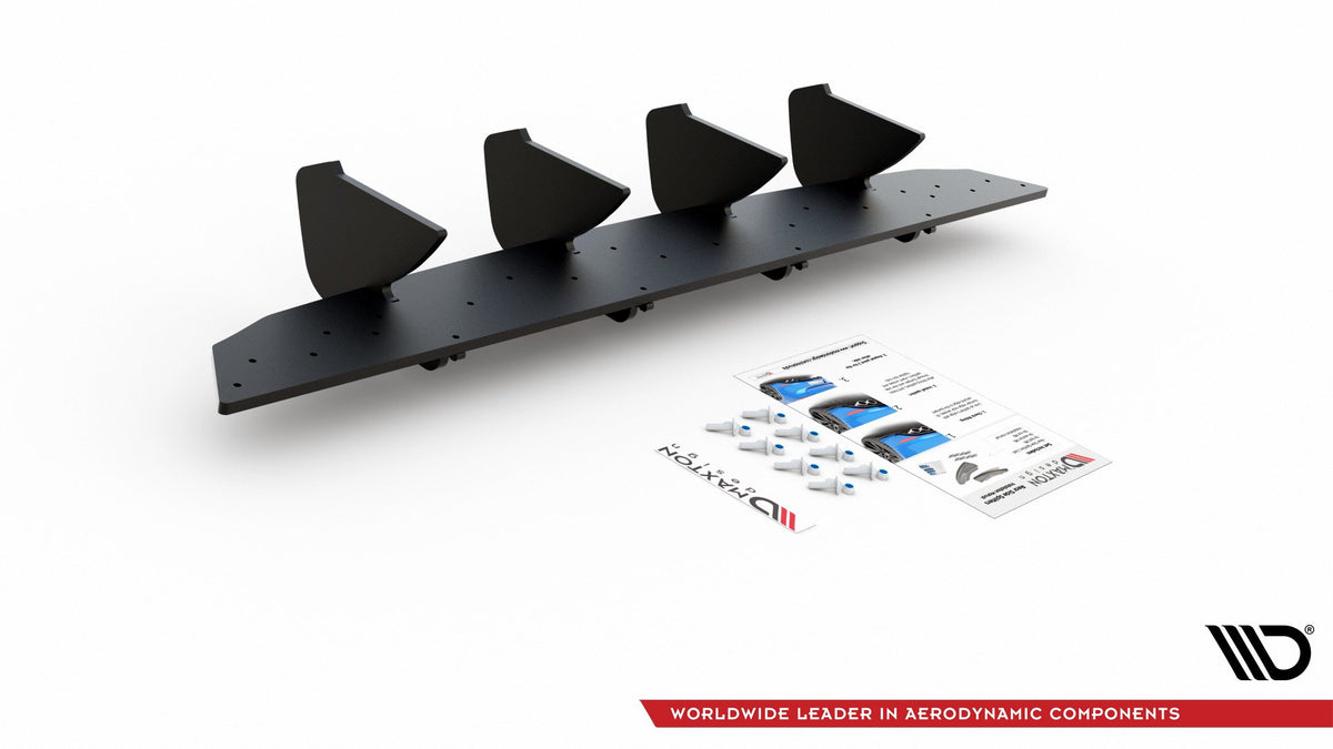 Robuste Racing Heckschürze V.2 passend für VW Golf Hatchback Mk8 / Mk8 Facelift – Ansicht 8