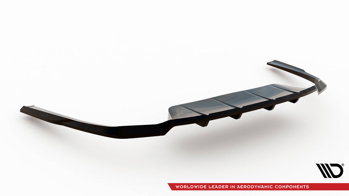 Street+ Mittlerer Diffusor RACE passend für Mercedes-Benz CLE AMG-Line C236 schwarz Hochglanz – Ansicht 5