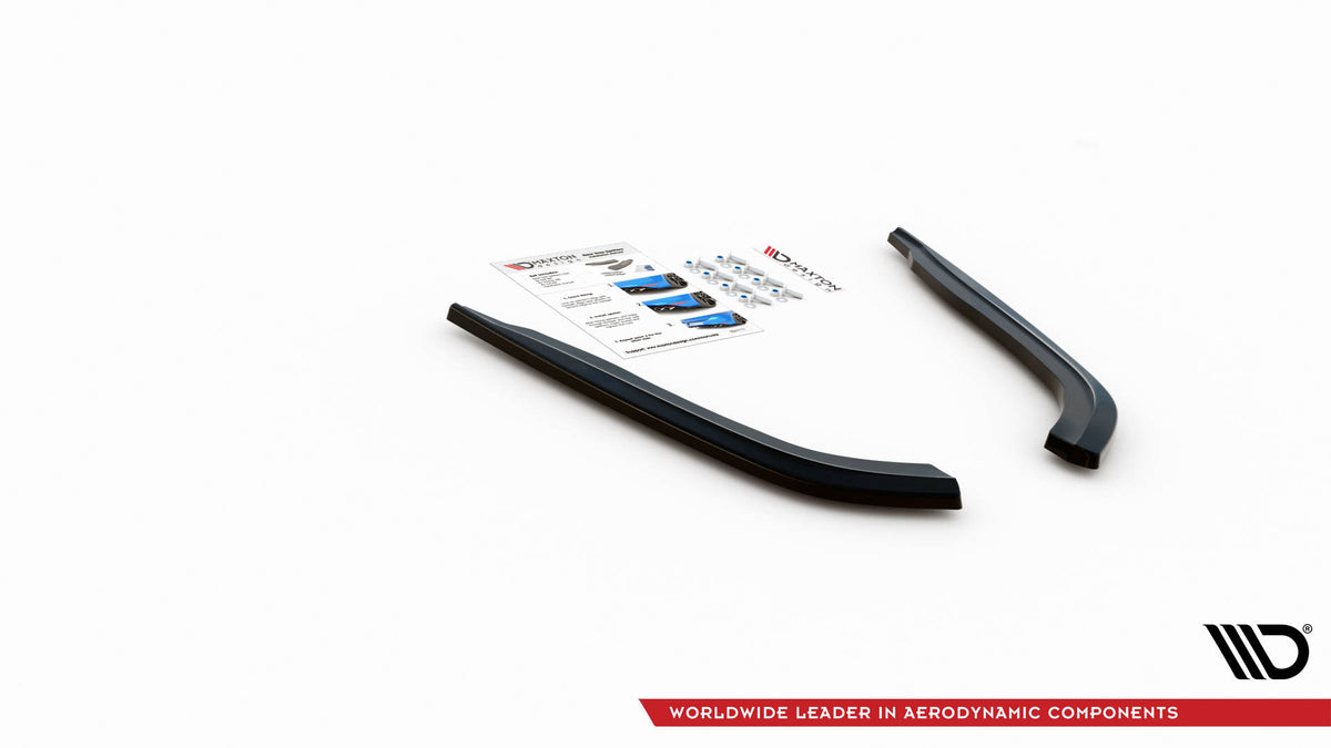 Heck Ansatz Flaps Diffusor passend für BMW 5er G30 / G31 schwarz Hochglanz – Ansicht 5