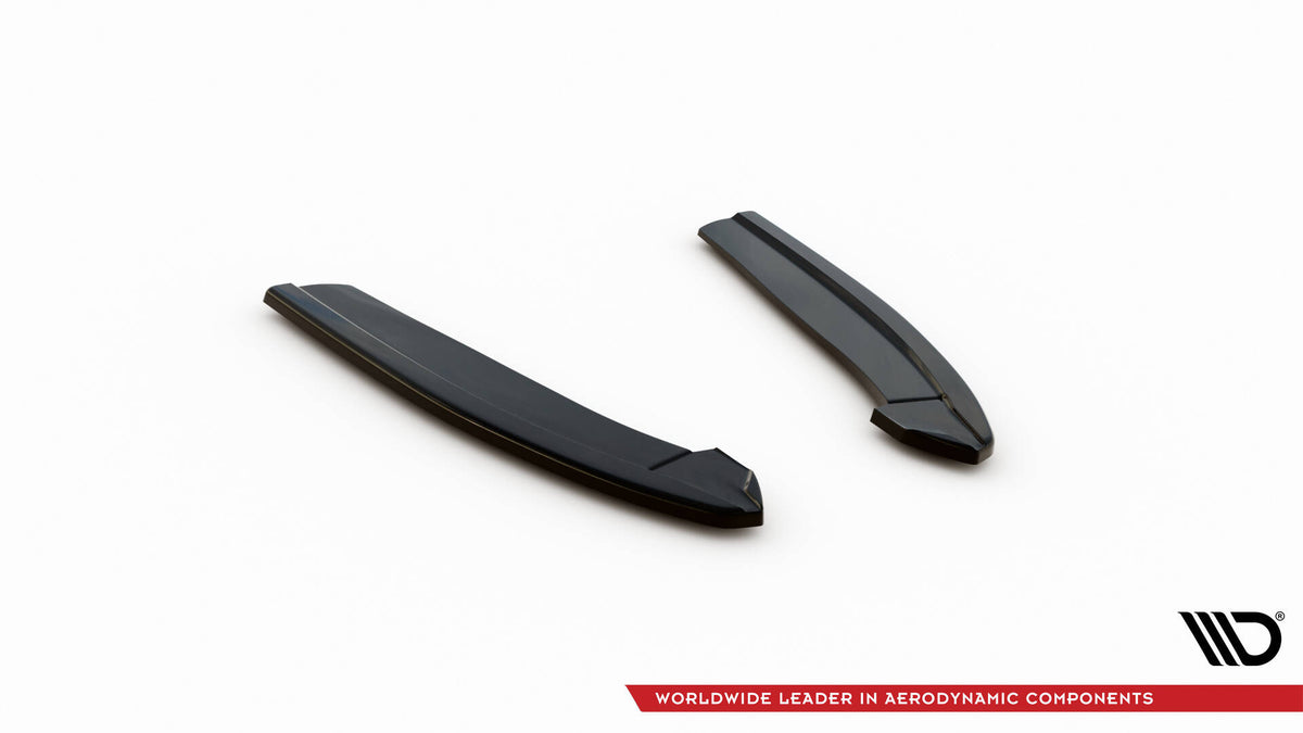 Heck Ansatz Flaps Diffusor V.7 passend für Ford Focus Kombi ST Mk4 schwarz Hochglanz – Ansicht 5