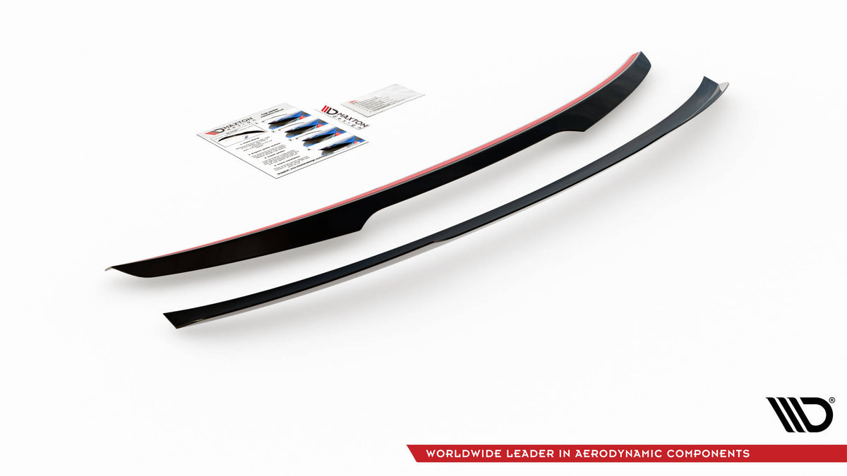 Heckspoiler Lippe Skoda Octavia Liftback Mk4 schwarz Hochglanz – Ansicht 6