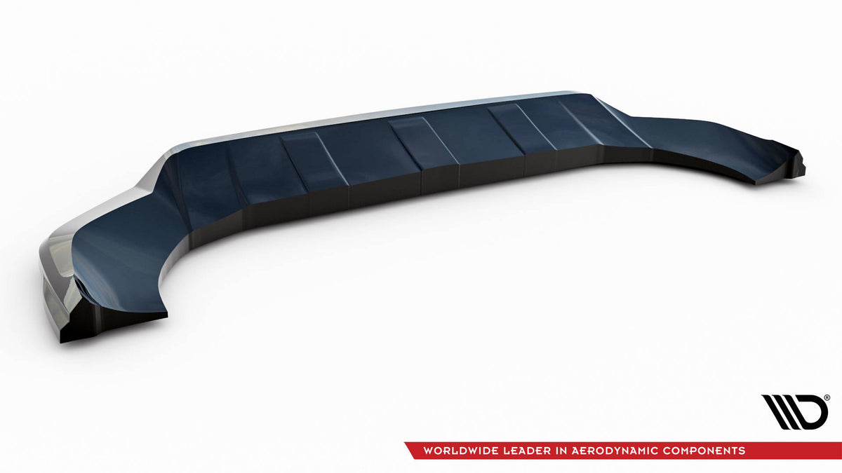 Street+ Spoilerlippe Front Ansatz passend für Porsche Cayenne Sport Design SUV / Coupe Mk3 schwarz Hochglanz – Ansicht 6