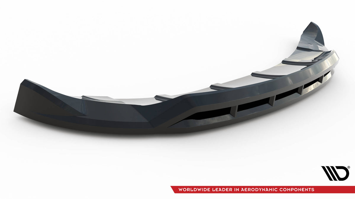 Street+ Spoilerlippe Front Ansatz passend für Land Rover Discovery HSE Mk5 schwarz Hochglanz – Ansicht 5