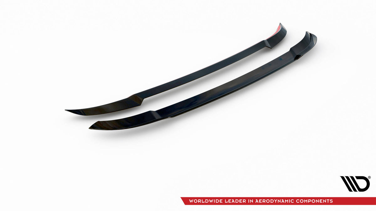 Heckspoiler Lippe Skoda Karoq Sportline Mk1 Facelift schwarz Hochglanz – Ansicht 5