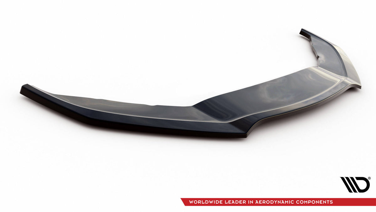 Street+ Spoilerlippe Front Ansatz passend für VW SCIROCCO R ver2 schwarz Hochglanz – Ansicht 5