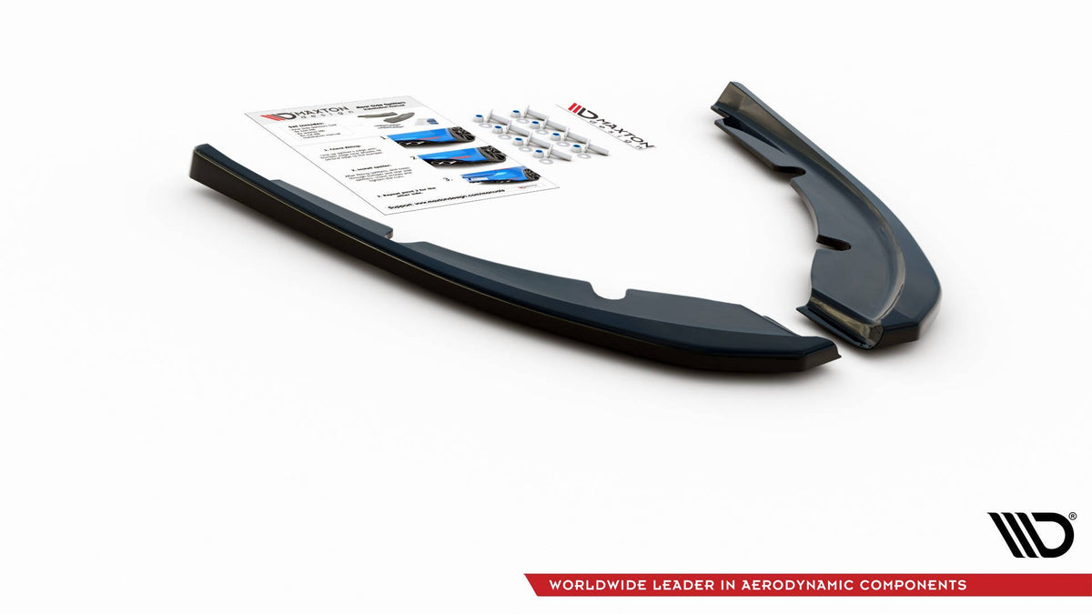 Heck Ansatz Flaps Diffusor V.2 passend für Peugeot 308 SW Mk2  schwarz Hochglanz – Ansicht 6