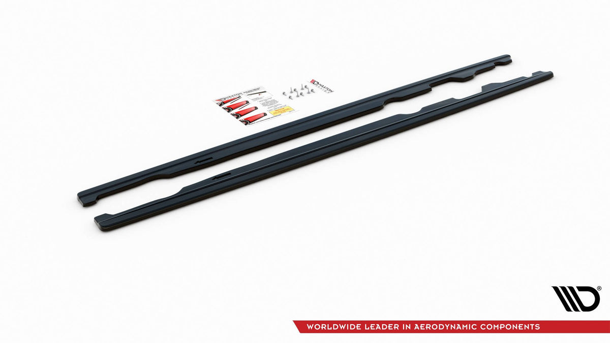 Street+ Seitenschweller Leisten passend für Mini Cooper S John Cooper Works F56 schwarz Hochglanz – Ansicht 5