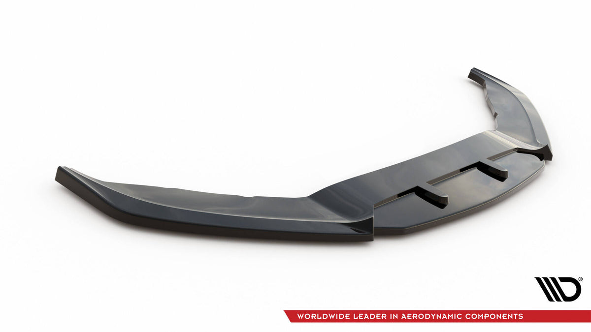 Street+ Spoilerlippe Front Ansatz V.3 passend für VW Scirocco R Mk3 schwarz Hochglanz – Ansicht 5