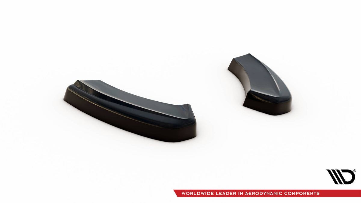 Heck Ansatz Flaps Diffusor passend für VW GOLF 7 GTI FACELIFT schwarz Hochglanz – Ansicht 4