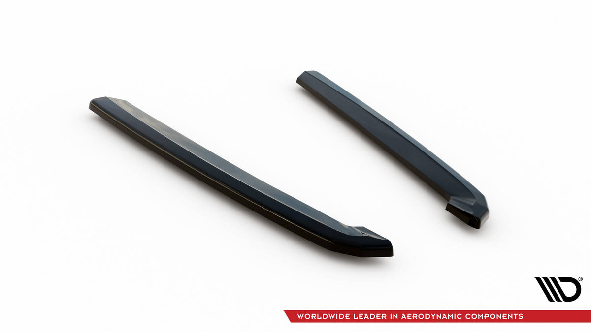 Heck Ansatz Flaps Diffusor passend für Audi A7 S-Line C8 / S7 C8 / C8 Facelift / S7 Facelift schwarz Hochglanz – Ansicht 6