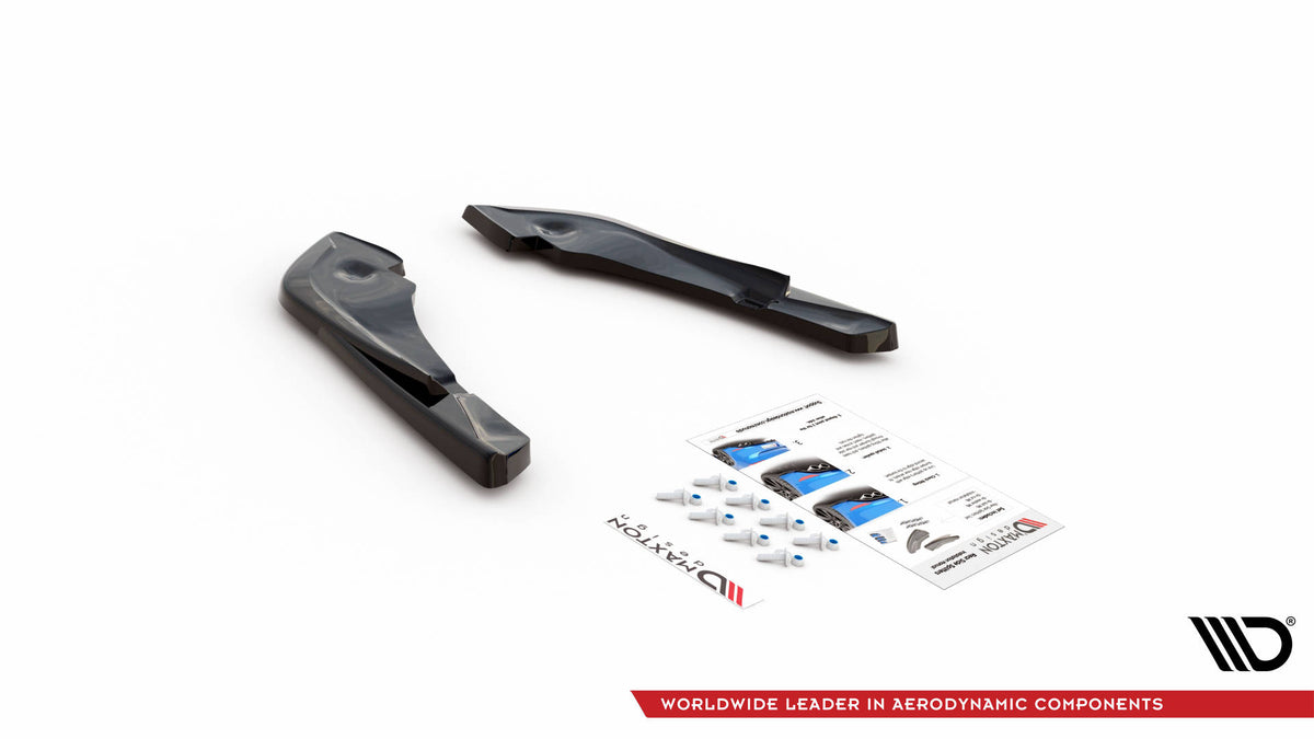 Heck Ansatz Flaps Diffusor V.3 passend für Toyota Supra Mk5 schwarz Hochglanz – Ansicht 5