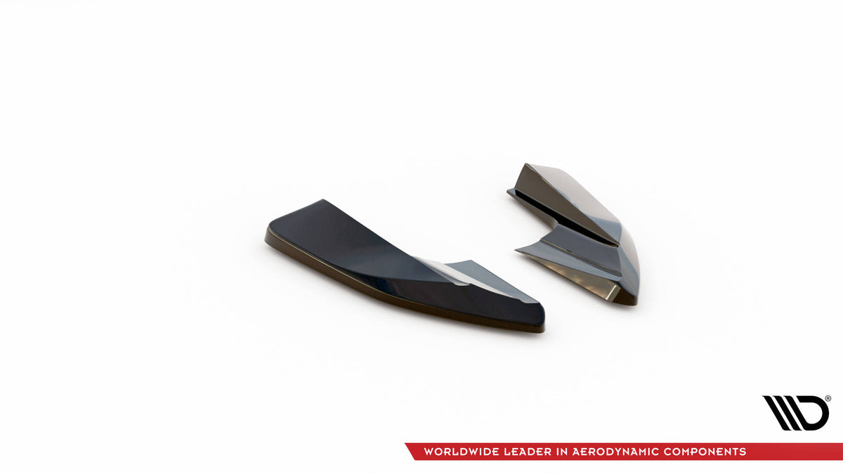 Heck Ansatz Flaps Diffusor V.1 passend für Audi e-Tron GT / RS GT Mk1 schwarz Hochglanz – Ansicht 5