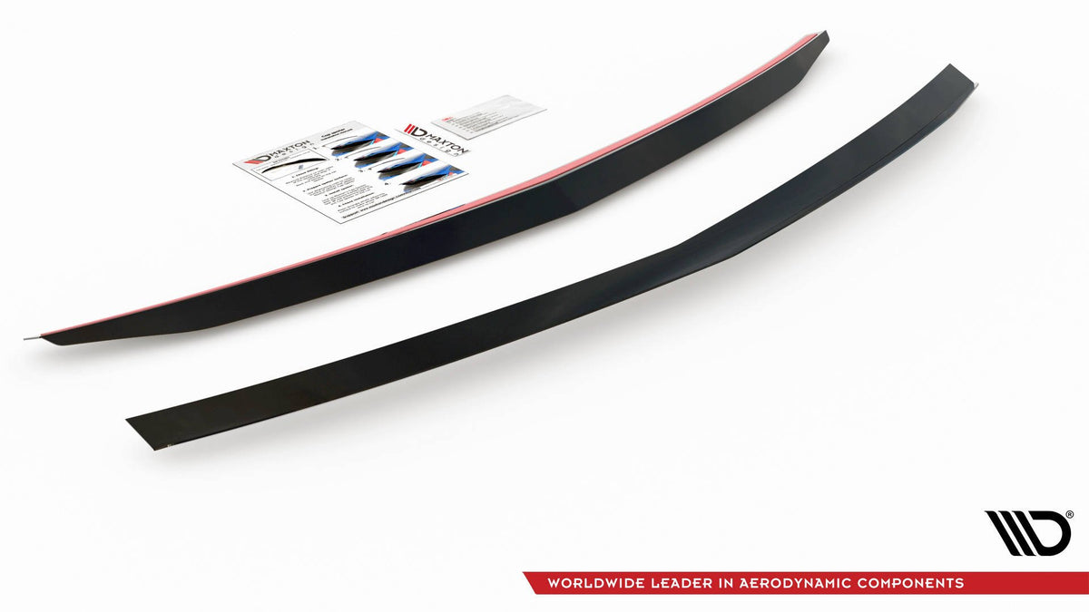 Heckspoiler Lippe Mercedes-Benz E63 AMG / AMG-Line / Standard Limousine W212 Facelift schwarz Hochglanz – Ansicht 8