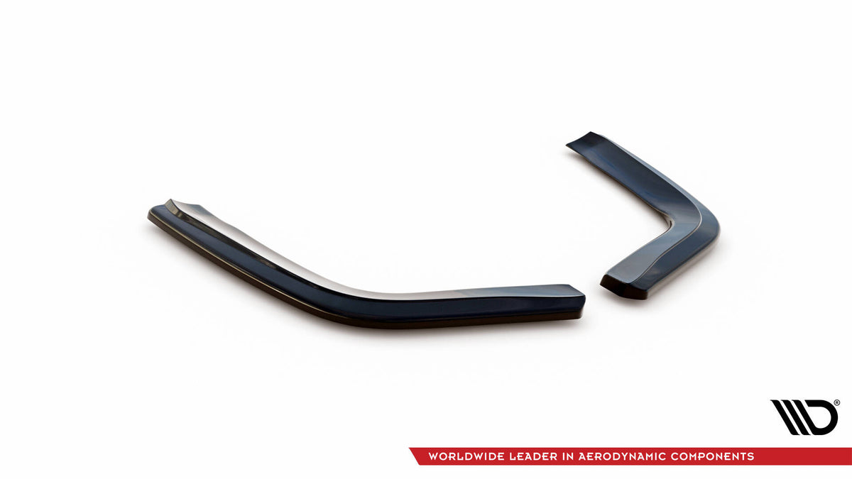Heck Ansatz Flaps Diffusor passend für Porsche Panamera GTS 971 schwarz Hochglanz – Ansicht 5