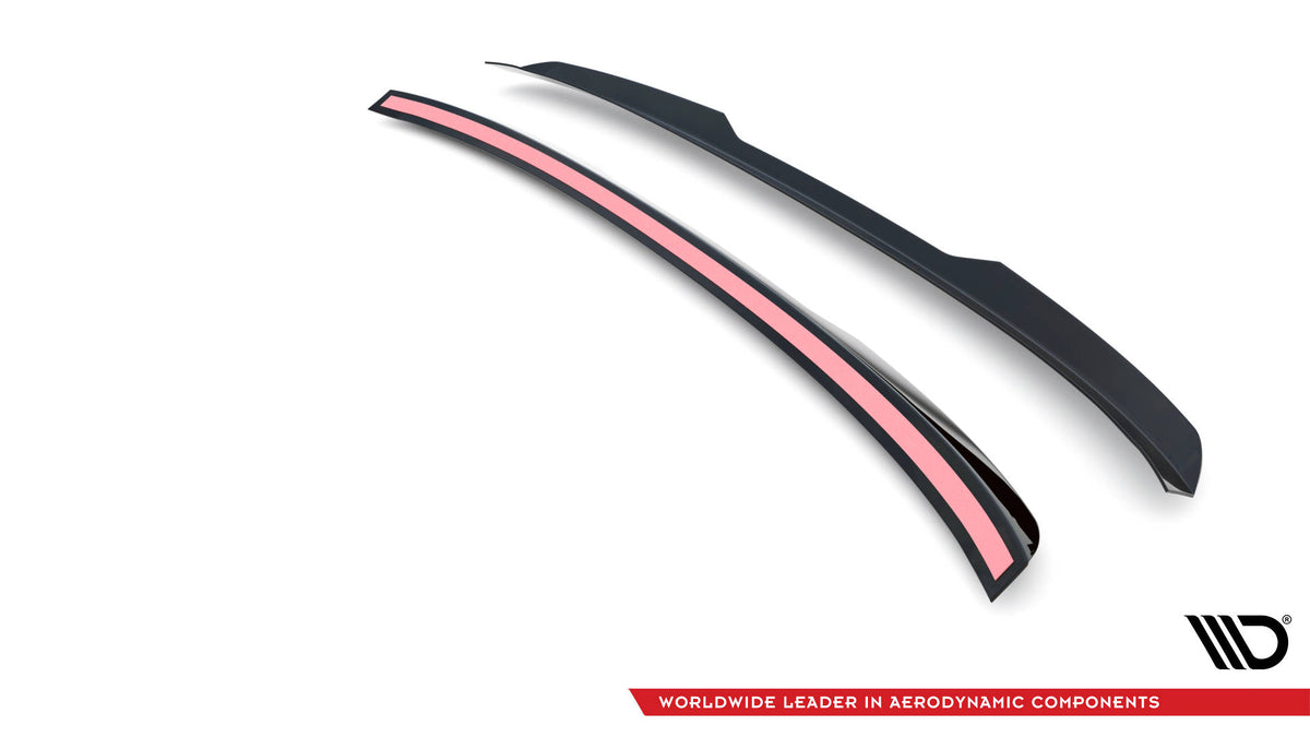 Niedriger Heckspoiler Lippe Ford Mustang Mach-E Mk1 schwarz Hochglanz – Ansicht 6