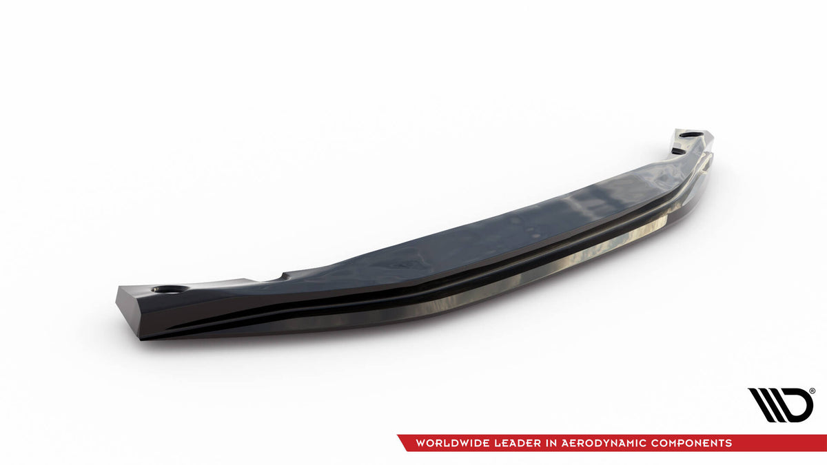 Prepreg Carbon Fiber Street+ Spoilerlippe Front Ansatz passend für + ABS Diffusor BMW 7 M-Paket G11 Facelift schwarz Hochglanz – Ansicht 10