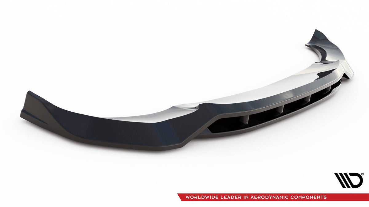 Street+ Spoilerlippe Front Ansatz V.2 passend für BMW X3 M40d / M40i / M-Paket G01  schwarz Hochglanz – Ansicht 5