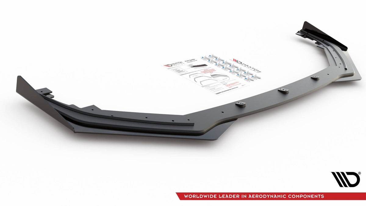 Street Pro Street+ Spoilerlippe Front Ansatz passend für + Flaps passend für Toyota GR Yaris Mk4 schwarz Hochglanz – Ansicht 6