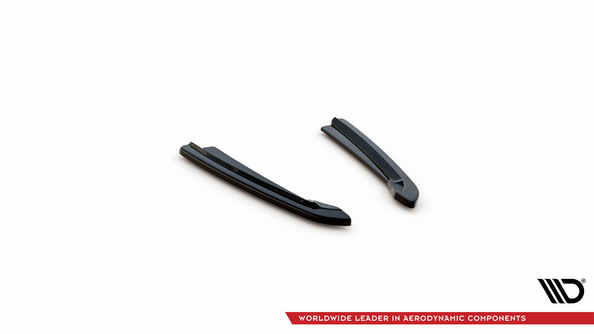 Heck Ansatz Flaps Diffusor V.1 passend für Skoda Superb Liftback / Combi Mk3 schwarz Hochglanz – Ansicht 5
