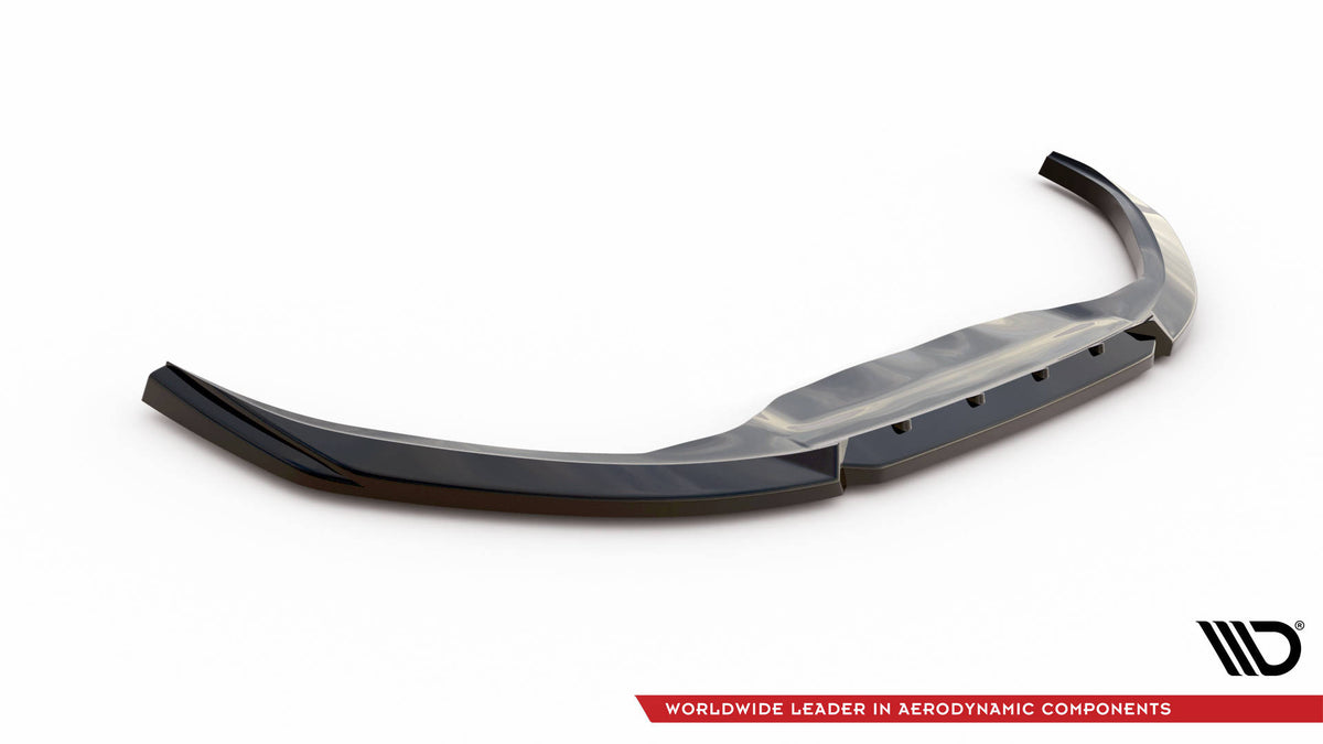 Street+ Spoilerlippe Front Ansatz V.2 passend für Toyota Yaris Mk4 schwarz Hochglanz – Ansicht 5