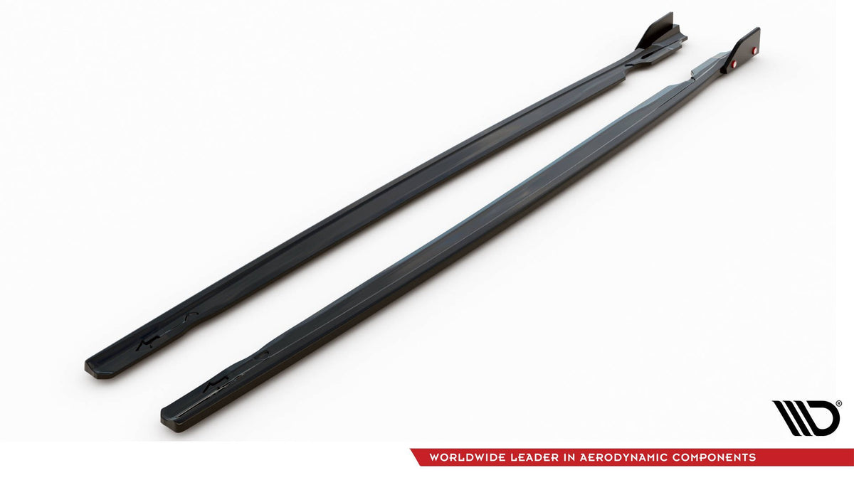 Street+ Seitenschweller Leisten V.2 passend für + Flaps passend für VW Golf R Hatchback Mk8 Facelift – Ansicht 9