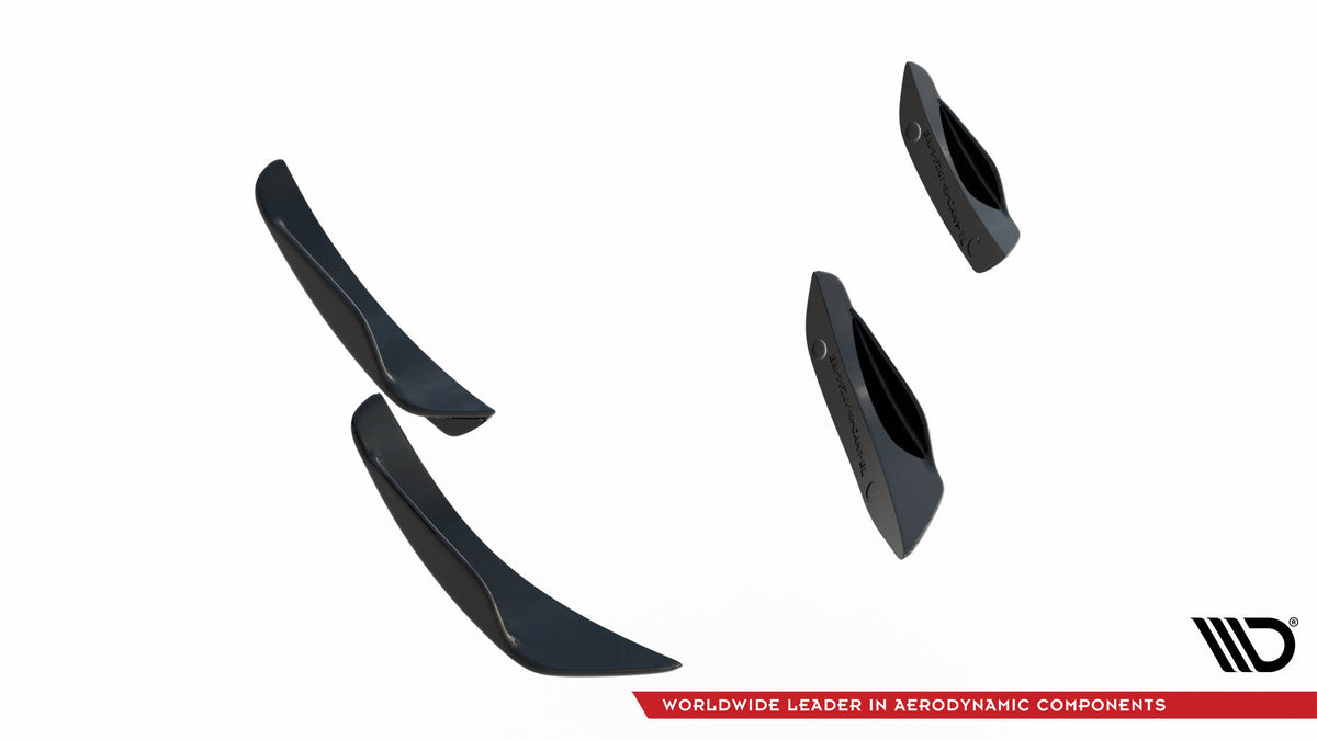 Stoßstangen Flaps Wings vorne Canards passend für VW Jetta GLI Mk7 – Ansicht 7