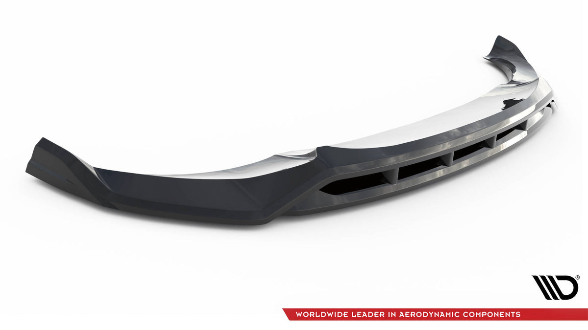 Street+ Spoilerlippe Front Ansatz V.2 passend für BMW X4 M-Paket G02 schwarz Hochglanz – Ansicht 5