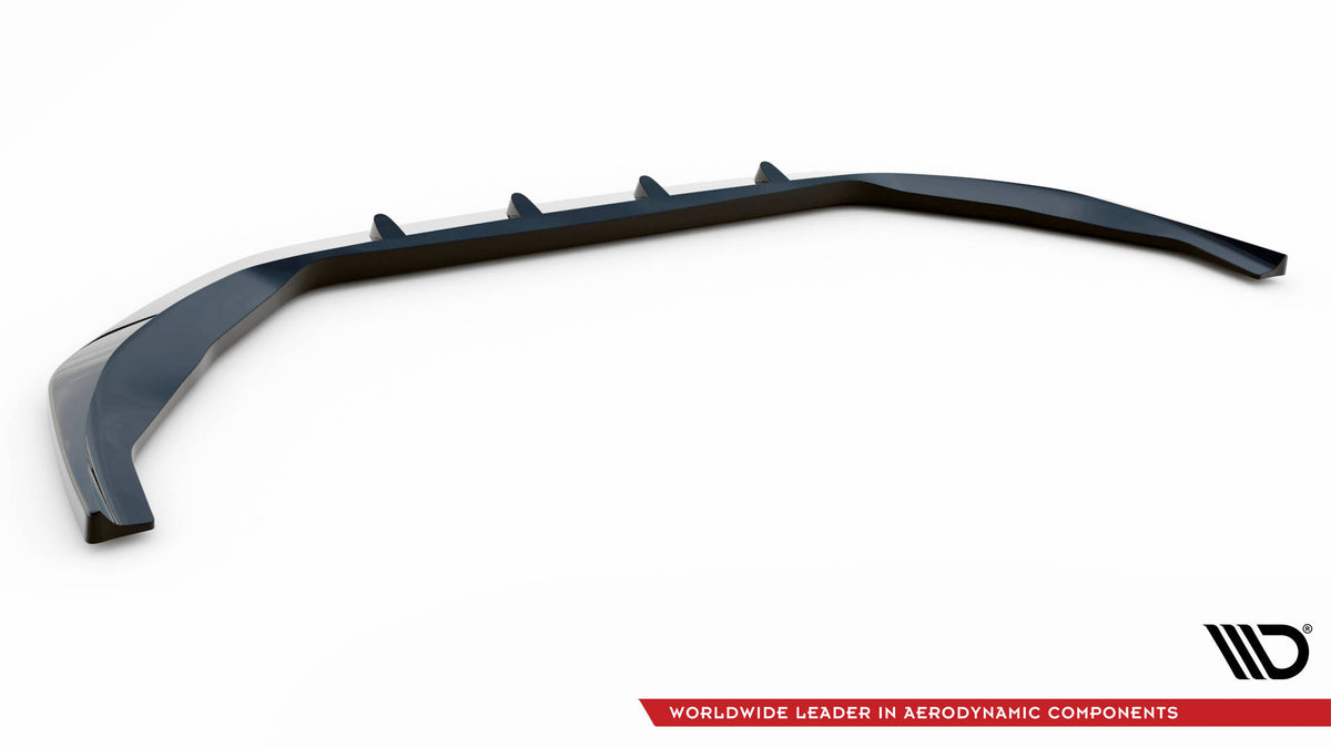 Street+ Spoilerlippe Front Ansatz V.2 passend für Audi S8 / A8 S-Line D5 schwarz Hochglanz – Ansicht 6