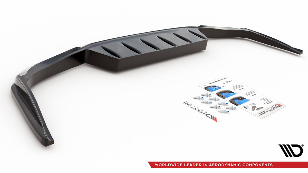 Street+ Mittlerer Diffusor RACE passend für Lexus UX Mk1 schwarz Hochglanz – Ansicht 6