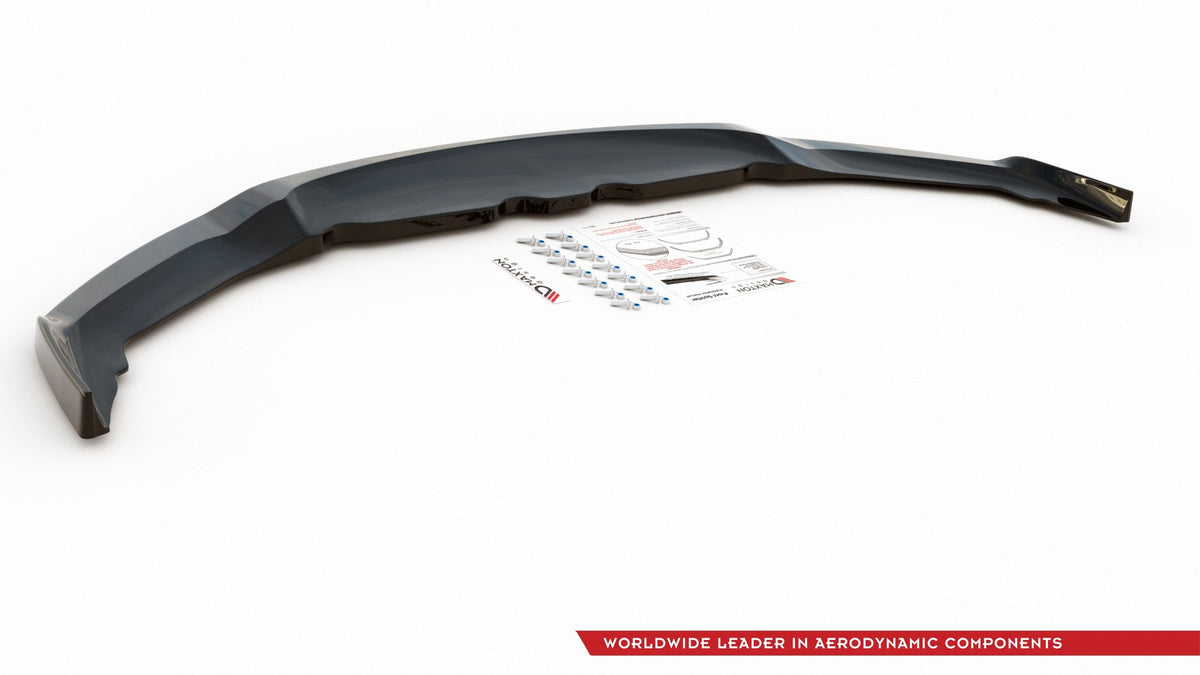 Street+ Spoilerlippe Front Ansatz V.2 passend für BMW 8 Coupe G15 / 8 Gran Coupe M Paket G16 schwarz Hochglanz – Ansicht 6
