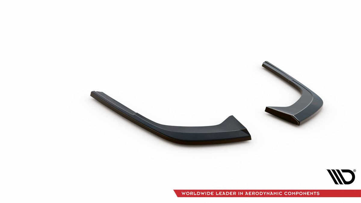 Heck Ansatz Flaps Diffusor passend für Audi A4 B9 Facelift schwarz Hochglanz – Ansicht 5