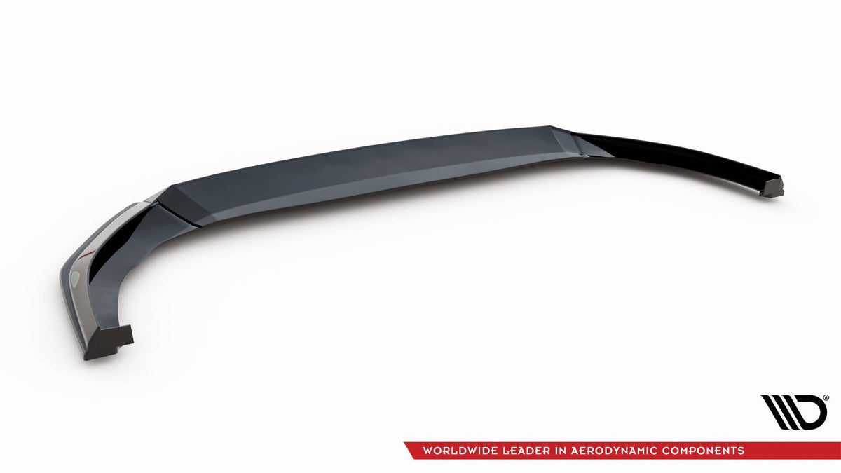Street+ Spoilerlippe Front Ansatz V.6 passend für VW Golf GTI / GTE / GTD / R-Line Mk8 schwarz Hochglanz – Ansicht 6