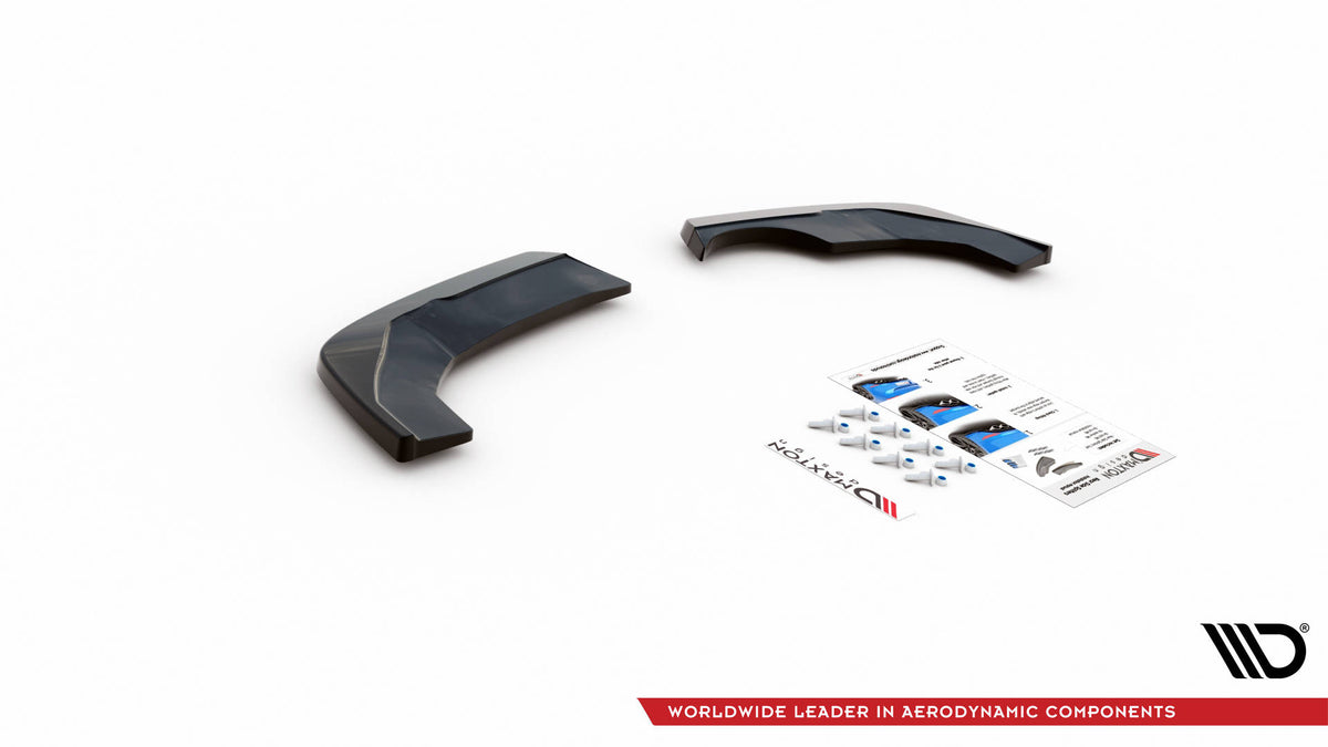 Heck Ansatz Flaps Diffusor passend für Seat Ibiza FR/ Standard Mk5 schwarz Hochglanz – Ansicht 6