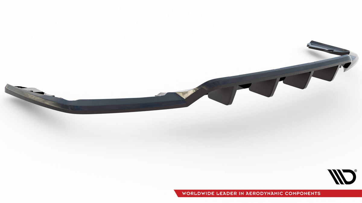 Street+ Mittlerer Diffusor RACE passend für Maserati Levante Mk1 schwarz Hochglanz – Ansicht 9