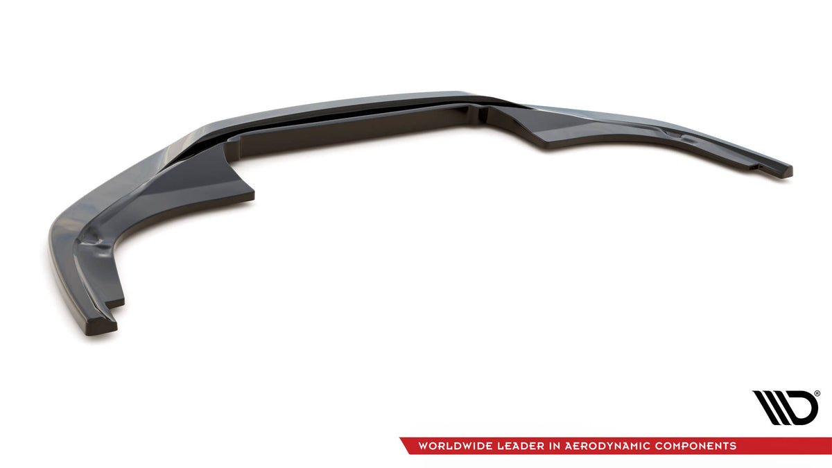 Street+ Spoilerlippe Front Ansatz passend für Porsche 911 Carrera 4S 992 schwarz Hochglanz – Ansicht 6