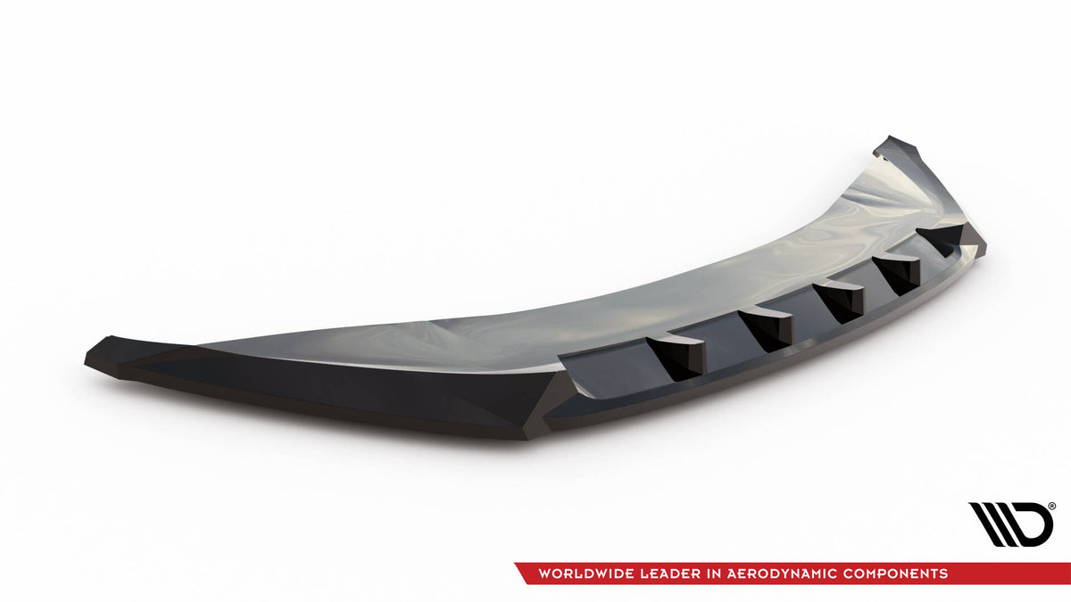 Street+ Spoilerlippe Front Ansatz passend für Volvo EX30 Mk1 schwarz Hochglanz – Ansicht 5