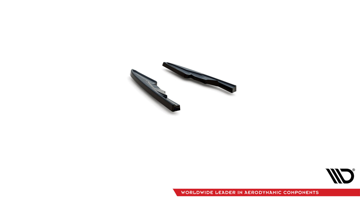 Heck Ansatz Flaps Diffusor passend für Audi RSQ8 Mk1 schwarz Hochglanz – Ansicht 6