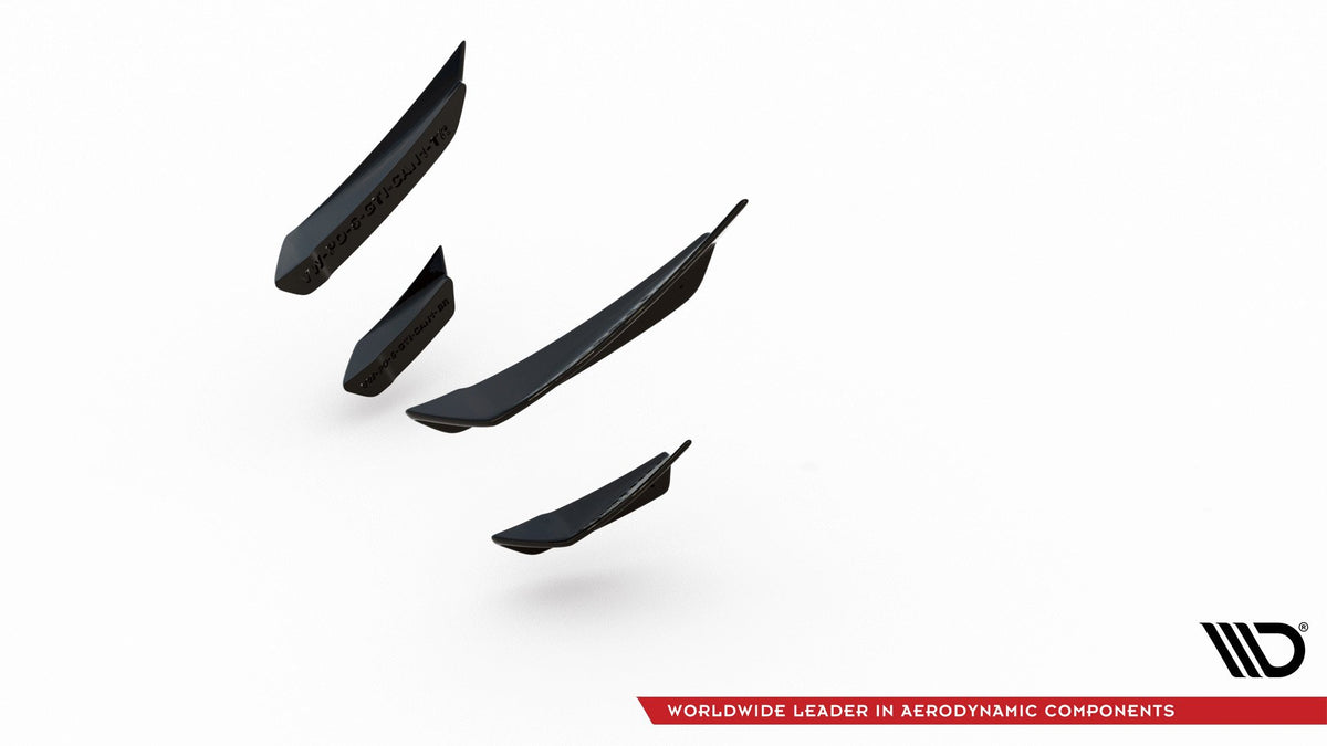 Stoßstangen Flaps Wings vorne Canards passend für VW Polo GTI Mk6 – Ansicht 7