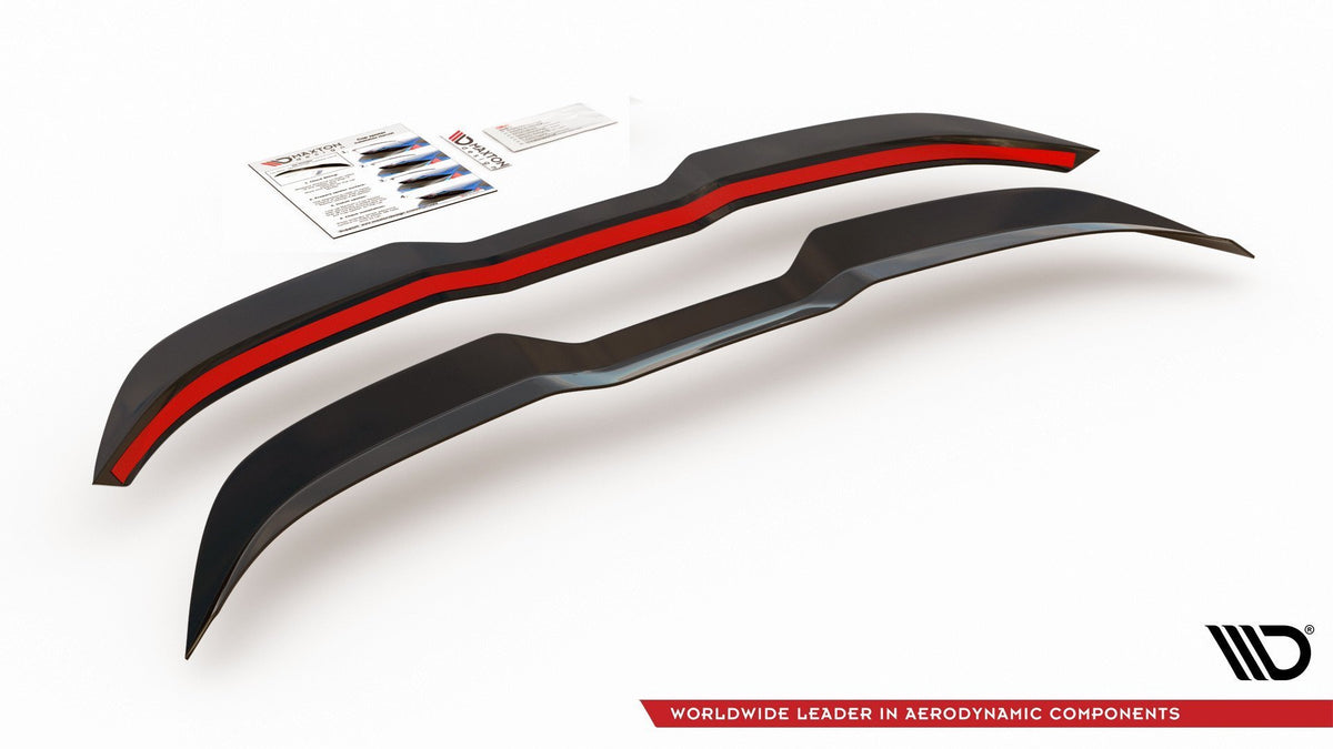 Heckspoiler Lippe V.2 Ford Focus Hatchback ST Mk4 schwarz Hochglanz – Ansicht 9