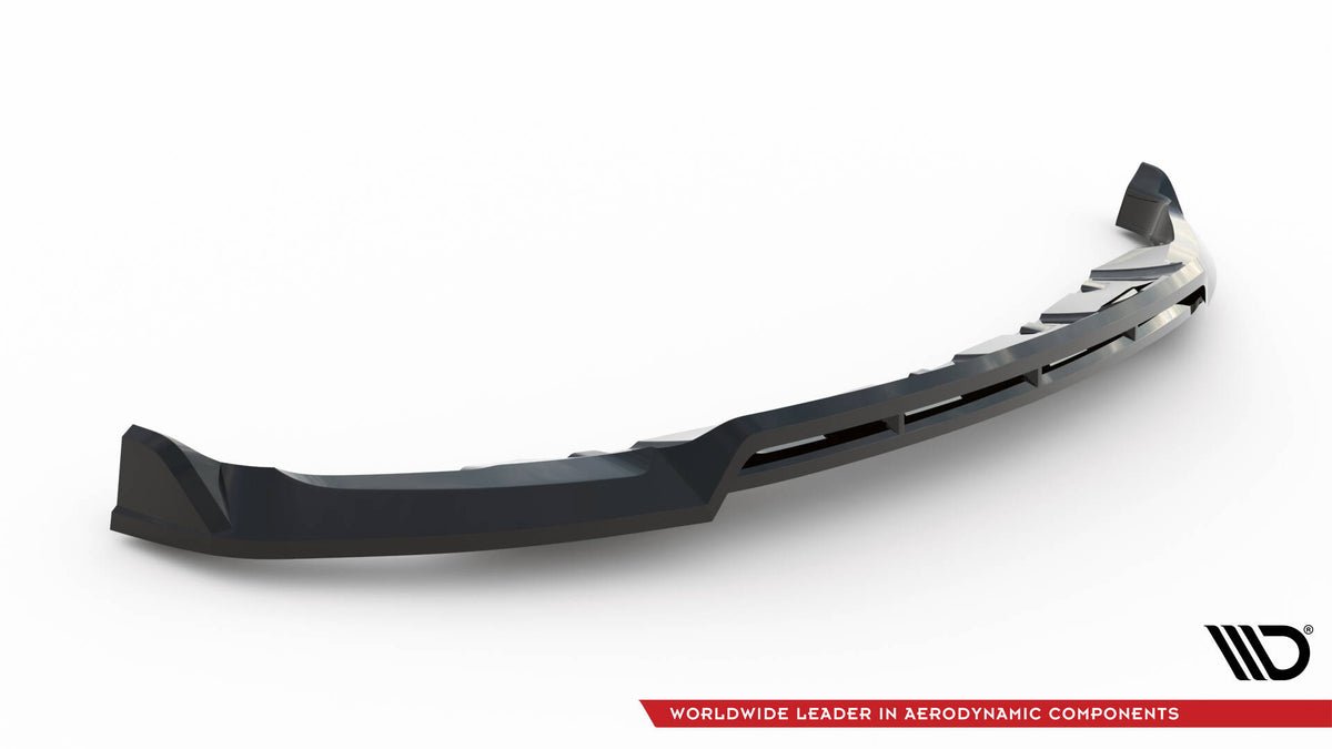 Street+ Spoilerlippe Front Ansatz passend für Ford Explorer XLT Mk6 schwarz Hochglanz – Ansicht 5