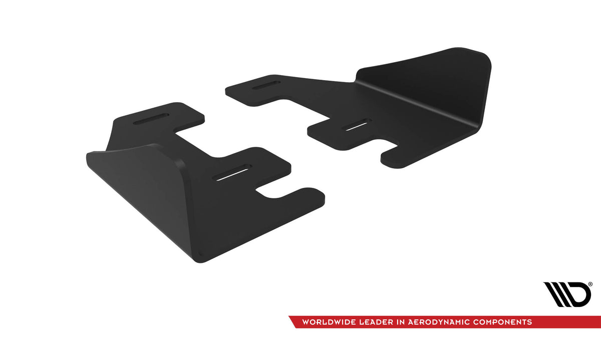 Seitenschweller Flaps passend für Subaru WRX STI Mk1 schwarz Hochglanz – Ansicht 6