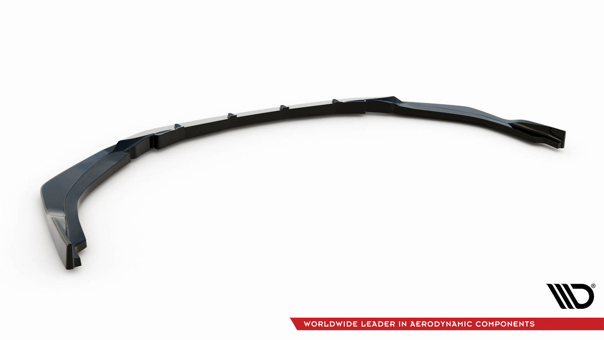 Street+ Spoilerlippe Front Ansatz V.2 passend für Toyota Corolla XII Touring Sports/ Hatchback schwarz Hochglanz – Ansicht 6