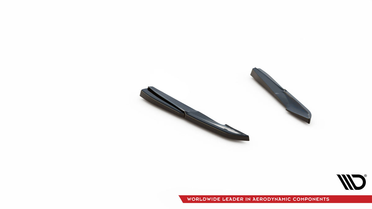 Heck Ansatz Flaps Diffusor passend für Audi S5 Sportback / Coupe F5 Facelift schwarz Hochglanz – Ansicht 5