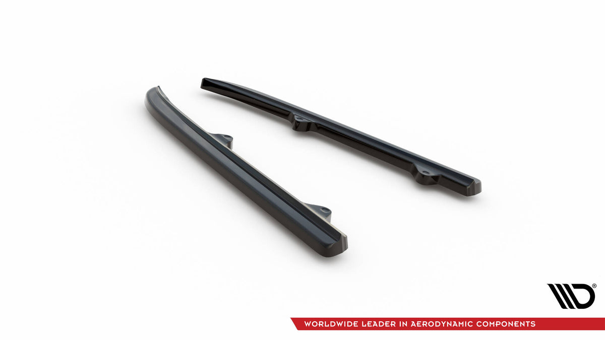 Heck Ansatz Flaps Diffusor passend für Mercedes-Benz CLS C218 schwarz Hochglanz – Ansicht 6