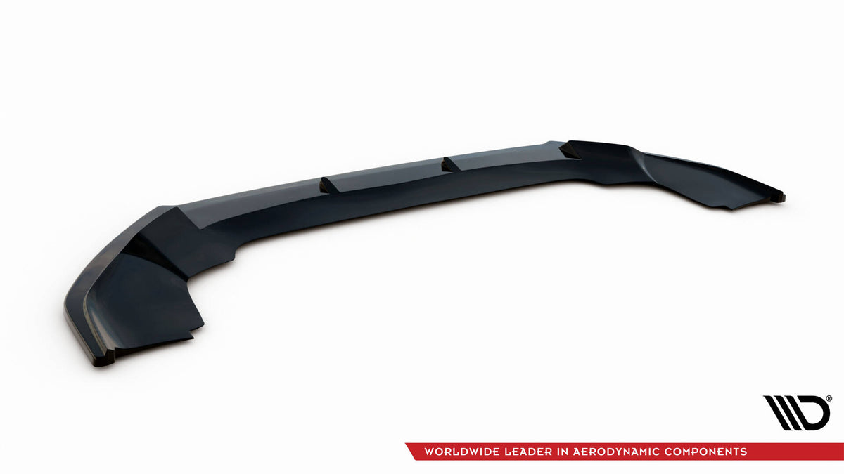 Street+ Spoilerlippe Front Ansatz V.2 passend für VW Crafter Mk2 schwarz Hochglanz – Ansicht 6