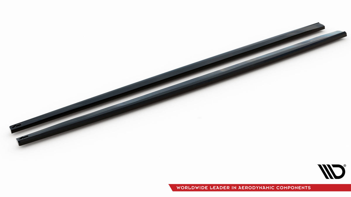 Street+ Seitenschweller Leisten passend für Porsche Panamera GTS Sport Turismo 971 Facelift schwarz Hochglanz – Ansicht 5