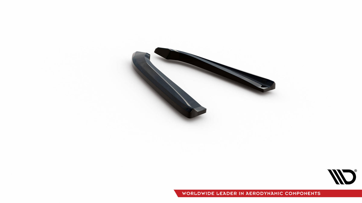 Heck Ansatz Flaps Diffusor passend für Audi RS6 Avant C6 schwarz Hochglanz – Ansicht 6