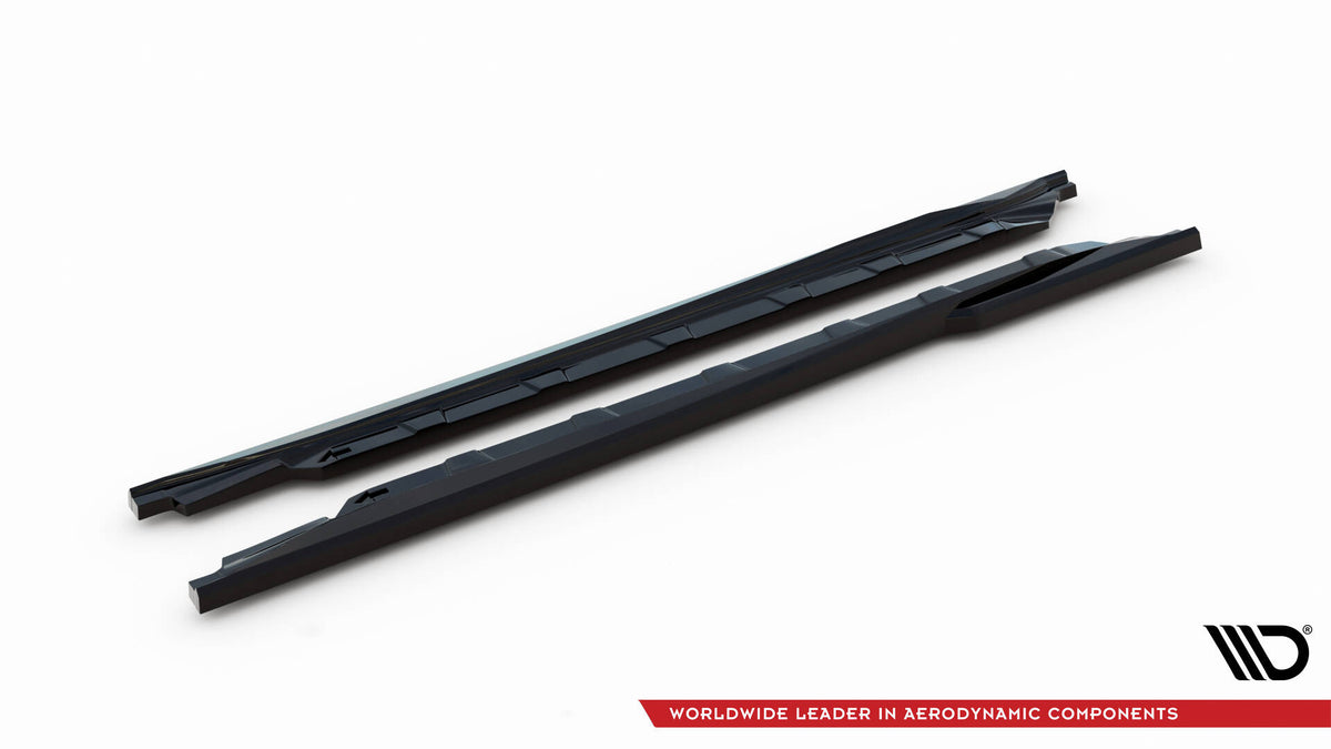 Street+ Seitenschweller Leisten passend für Suzuki Swift Sport Mk4 schwarz Hochglanz – Ansicht 5