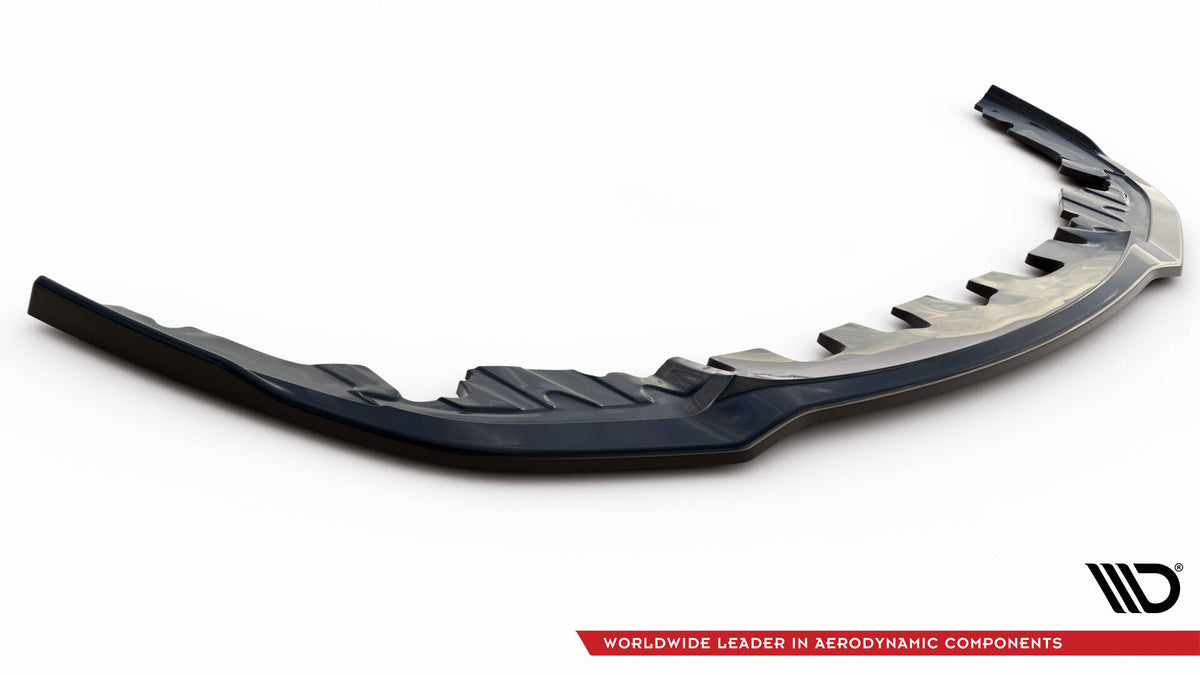 Street+ Spoilerlippe Front Ansatz V.2 passend für BMW M8  Gran Coupe F93 / Coupe F92 schwarz Hochglanz – Ansicht 5