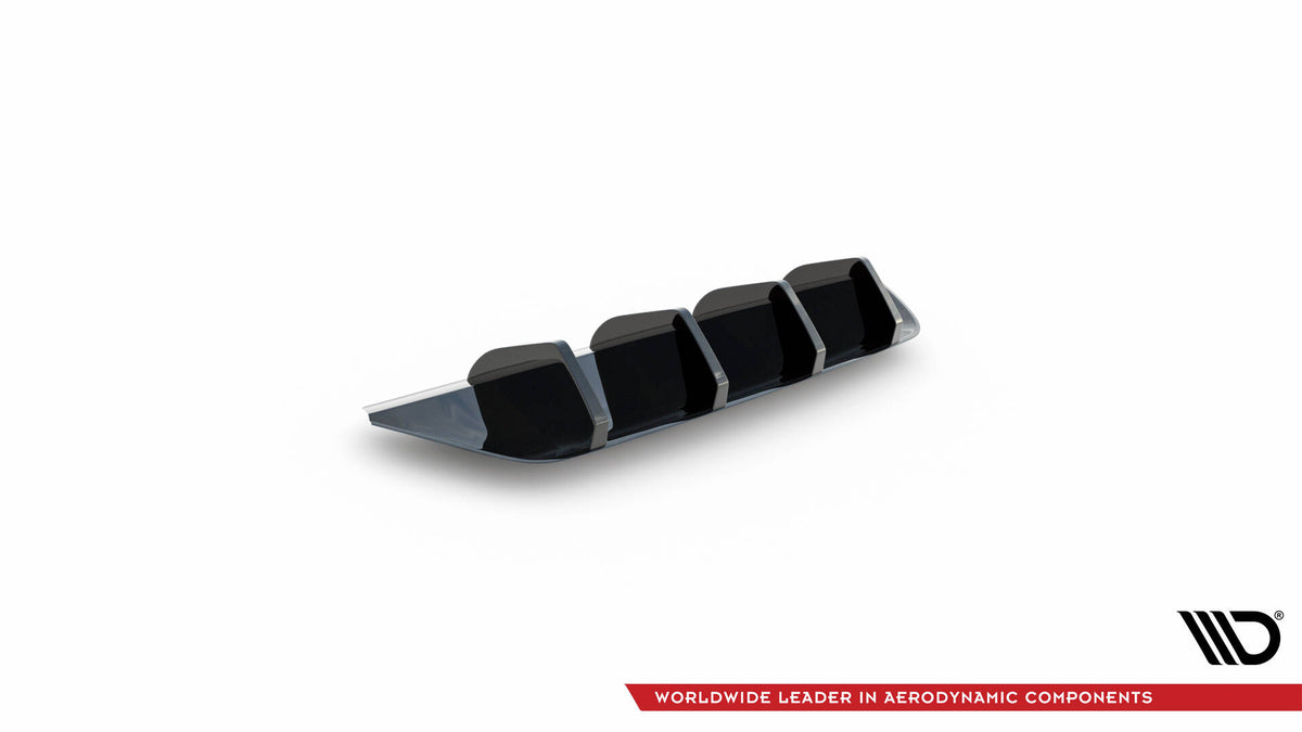 Diffusor Heck Ansatz passend für Seat Tarraco FR Mk1 schwarz Hochglanz – Ansicht 5